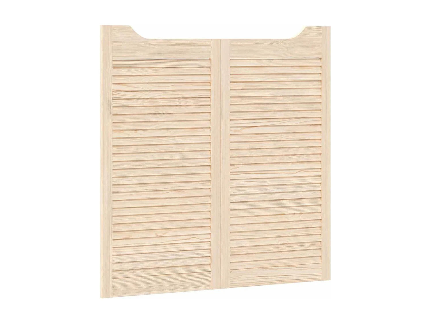 Portes battantes à persiennes 1paire 100x100 cm bois massif Pin