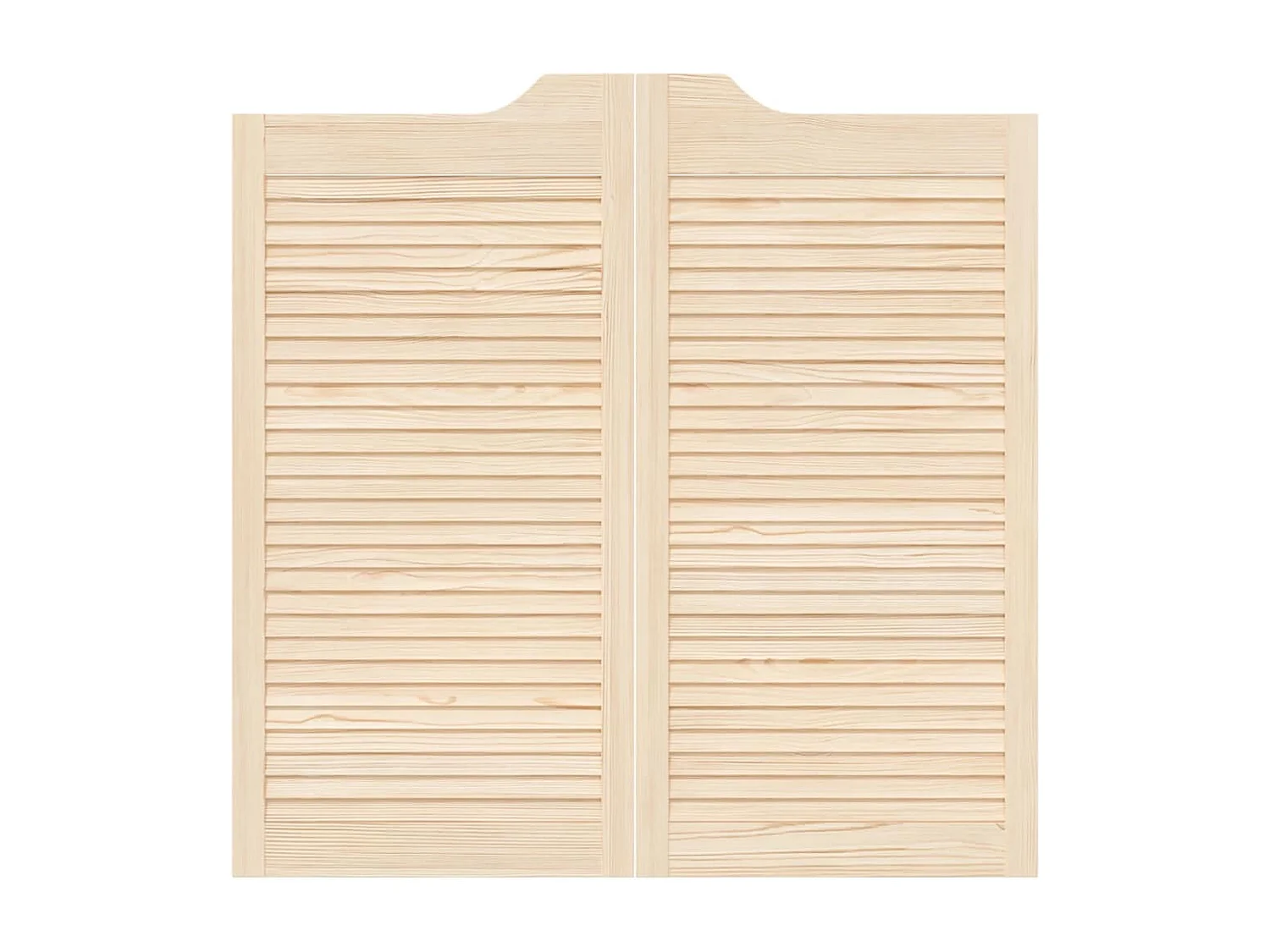 Portes battantes à persiennes 1paire 100x100 cm bois massif Pin