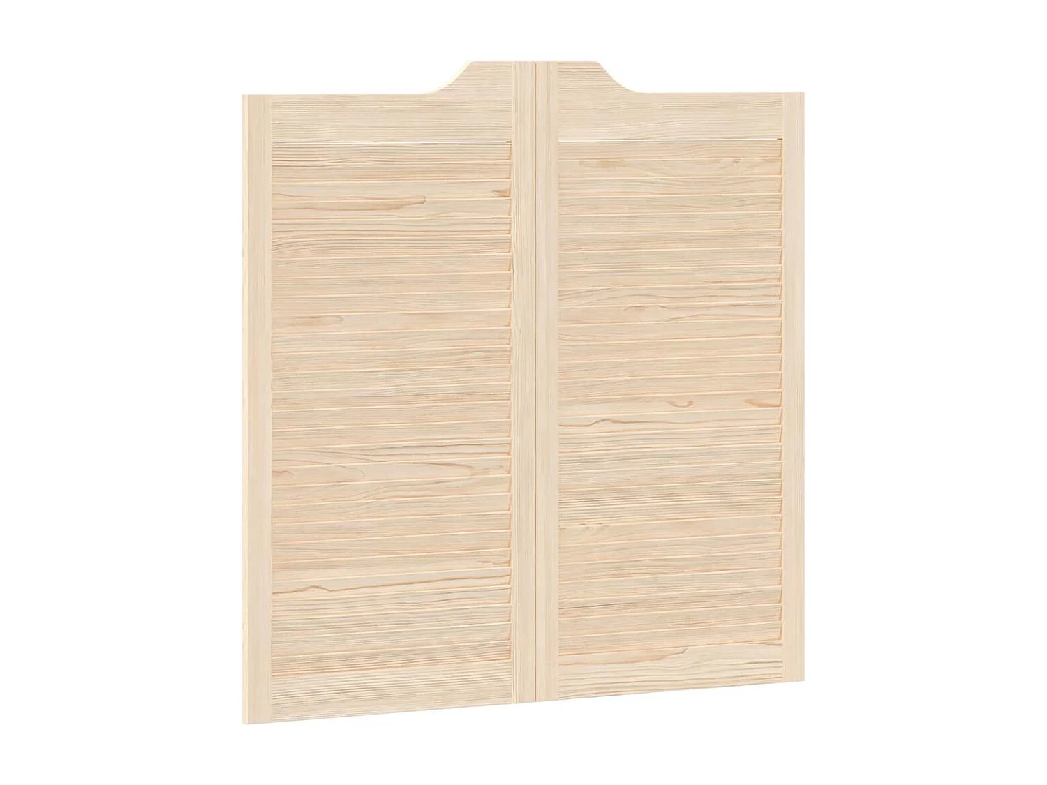 Portes battantes à persiennes 1paire 100x100 cm bois massif Pin