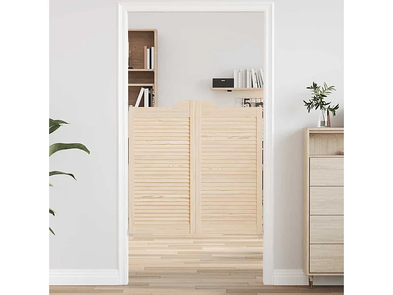 Portes battantes à persiennes 1paire 100x100 cm bois massif Pin