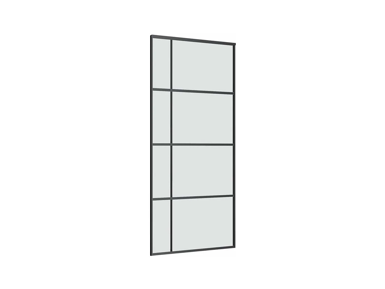Schuifdeur met beslagset 90x205 cm ESG-glas