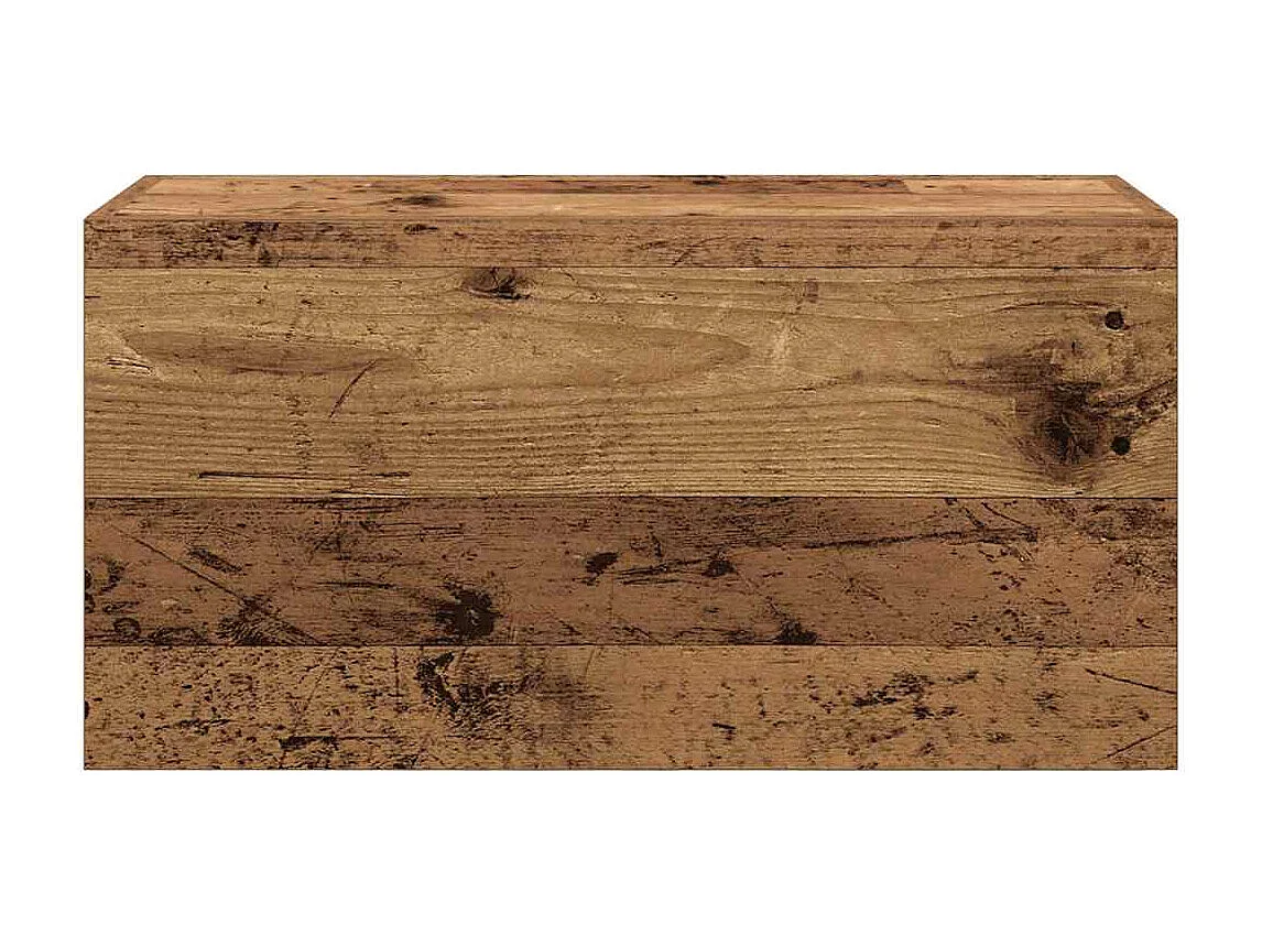 Armoire murale de bain vieux bois 60x25x30 cm bois d'ingénierie