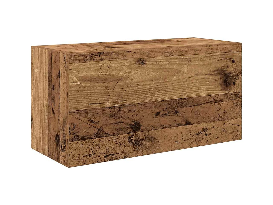 Armoire murale de bain vieux bois 60x25x30 cm bois d'ingénierie