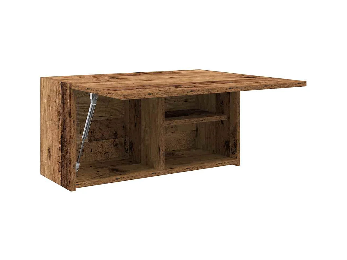 Armoire murale de bain vieux bois 60x25x30 cm bois d'ingénierie