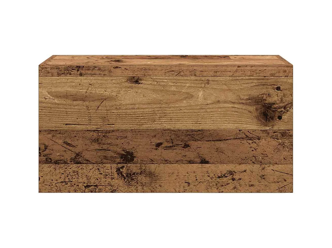 Armoire murale de bain vieux bois 60x25x30 cm bois d'ingénierie