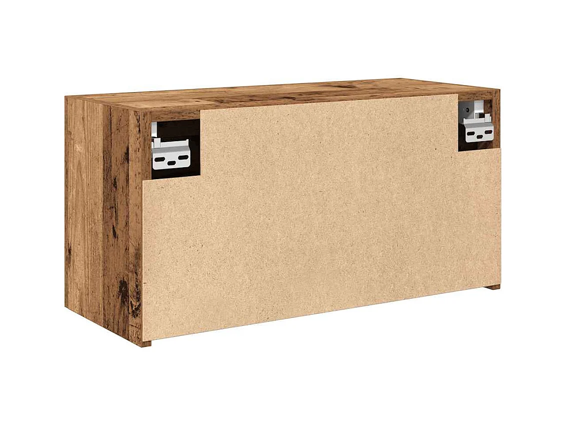 Armoire murale de bain vieux bois 60x25x30 cm bois d'ingénierie