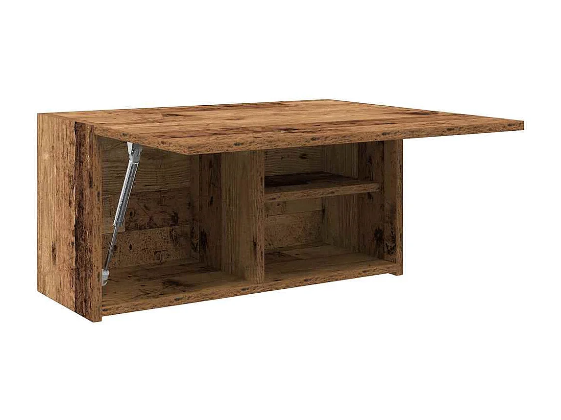 Armoire murale de bain vieux bois 60x25x30 cm bois d'ingénierie