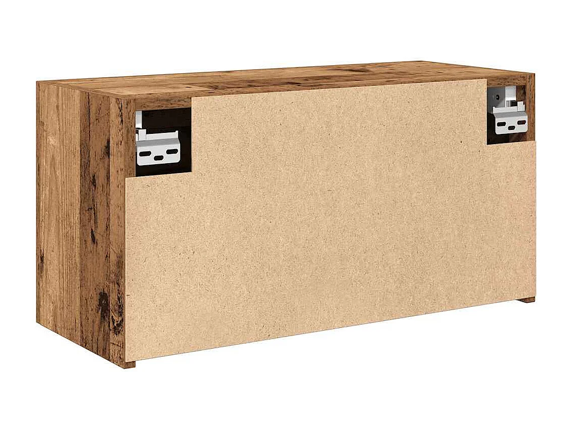 Armoire murale de bain vieux bois 60x25x30 cm bois d'ingénierie