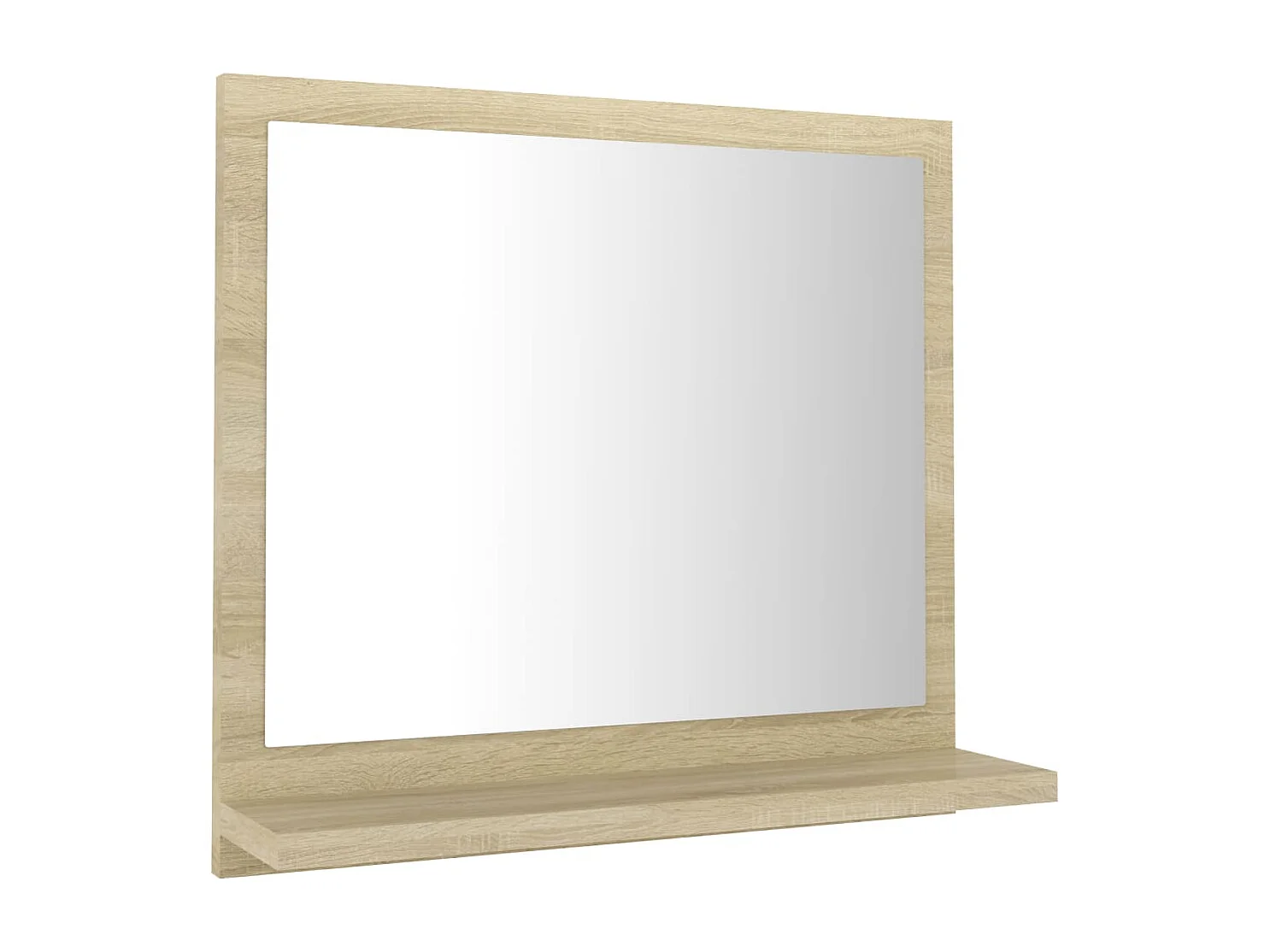 Espejo de baño de roble Sonoma 40x10,5x37cm Madera de ingeniería