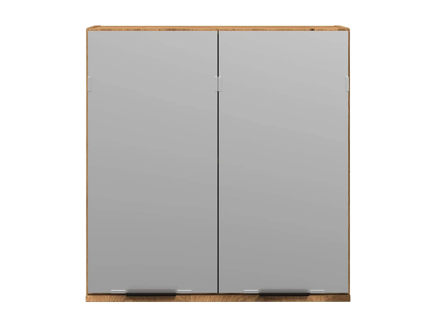 Armoire à miroir de salle de bain chêne artisanal 64x20x66,5 cm