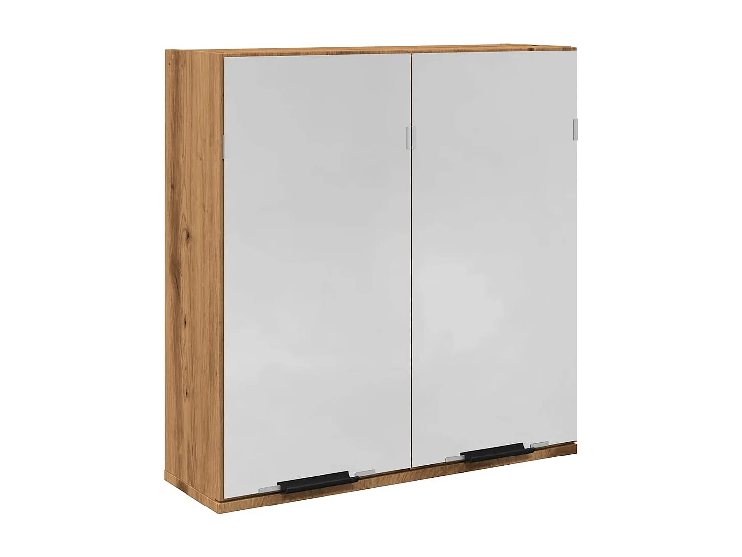 Armoire à miroir de salle de bain chêne artisanal 64x20x66,5 cm