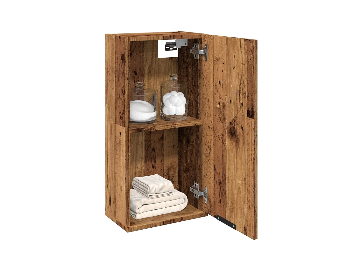 Mueble de baño de pared, roble artesanal, 32x20x67 cm