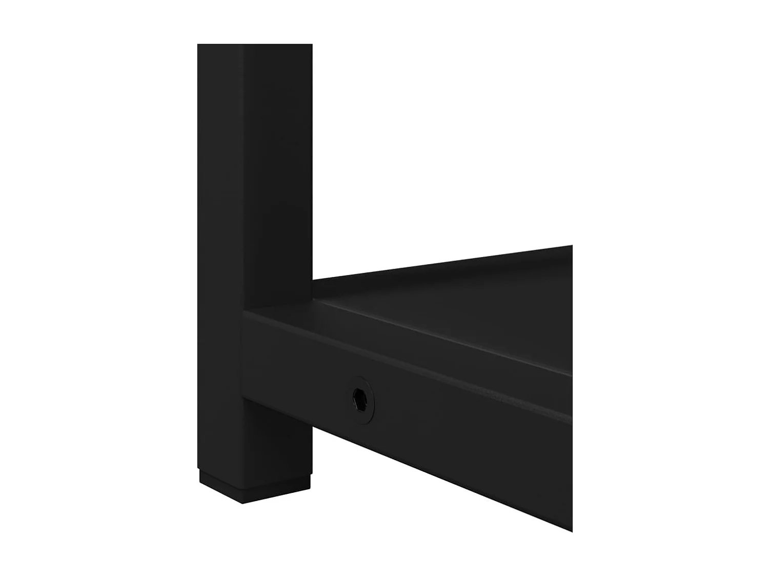 Armoire à miroir de salle de bain noir bois d'ingénierie