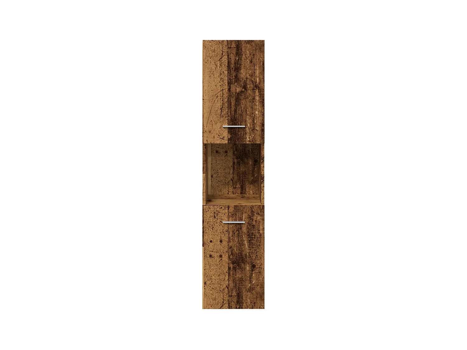 Armoire de salle de bain suspendue vieux bois bois d'ingénierie