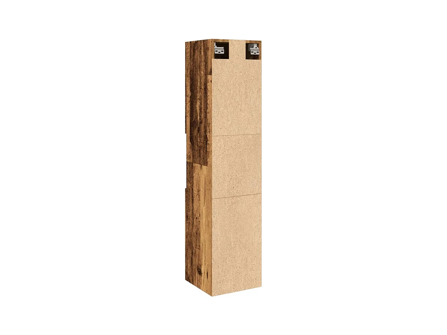 Armoire de salle de bain suspendue vieux bois bois d'ingénierie