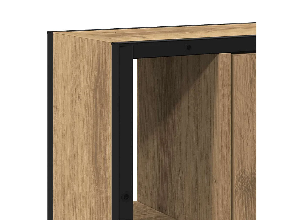 Armoire à miroir salle de bain chêne artisanal bois ingénierie