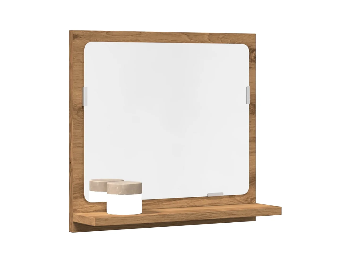 Armoire à miroir de salle de bain chêne artisanal 40x11x37 cm