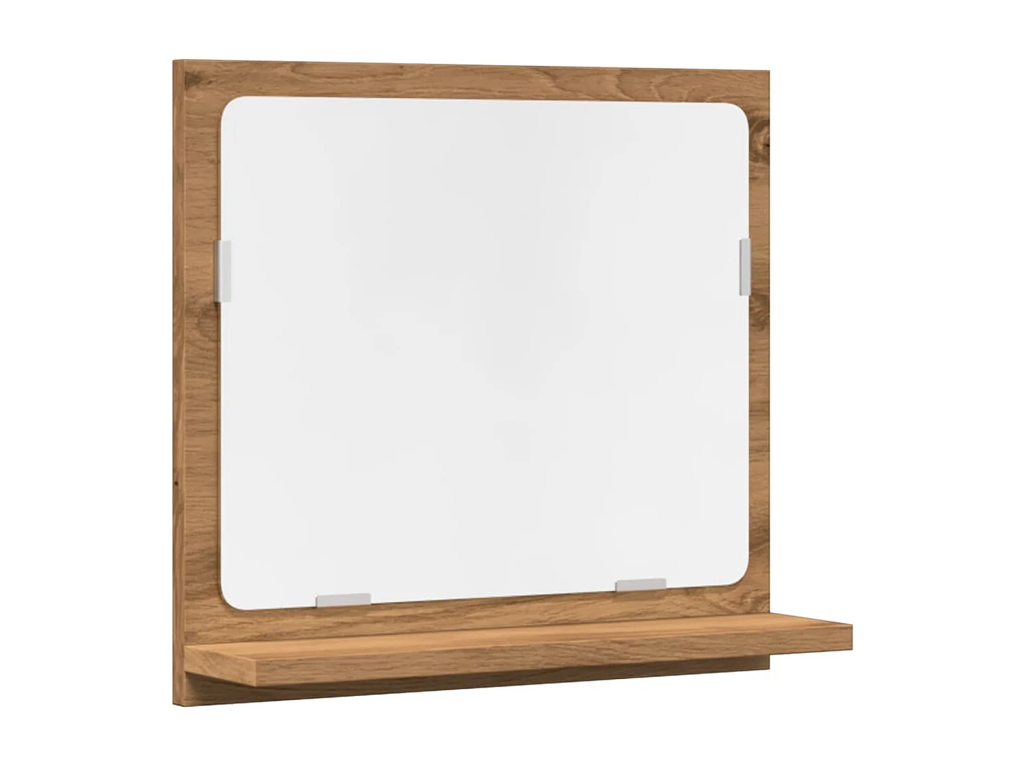 Armoire à miroir de salle de bain chêne artisanal 40x11x37 cm