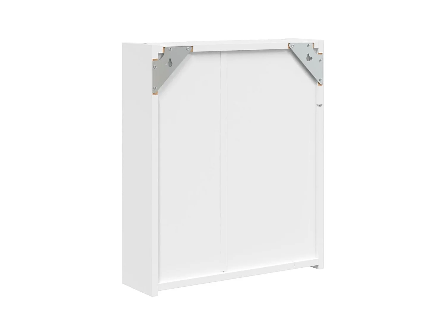Mobiletto specchio da bagno con LED bianco 45x13x52 cm