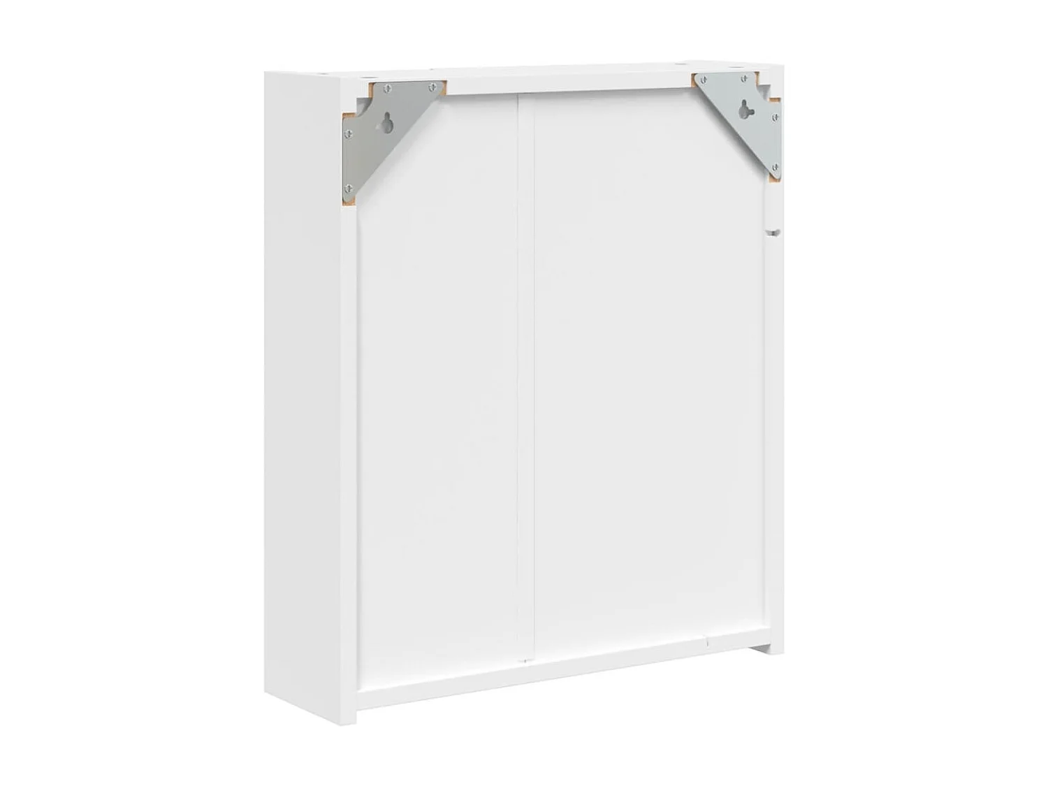 Mobiletto specchio da bagno con LED bianco 45x13x52 cm