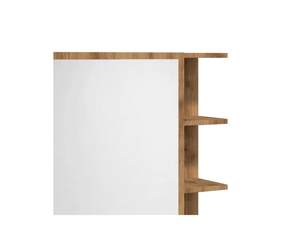 Armoire à miroir salle de bain chêne artisanal 62,5x20,5x64 cm