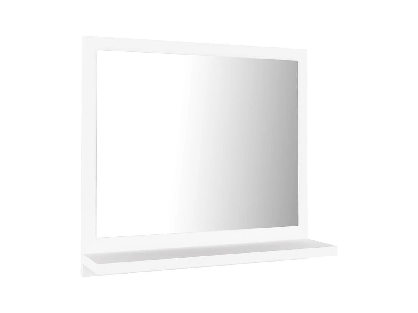 Badkamerspiegel Wit 40x10,5x37 cm Bewerkt hout