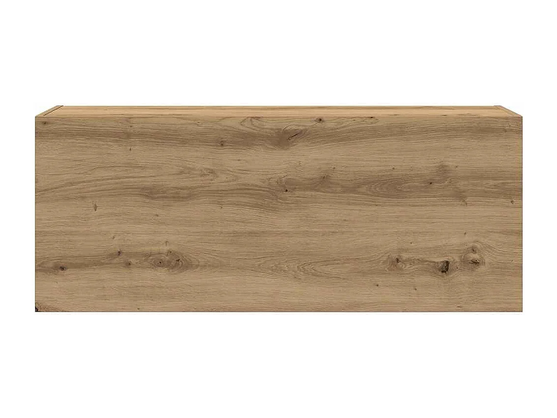 Armoire murale de bain chêne artisanal bois d'ingénierie