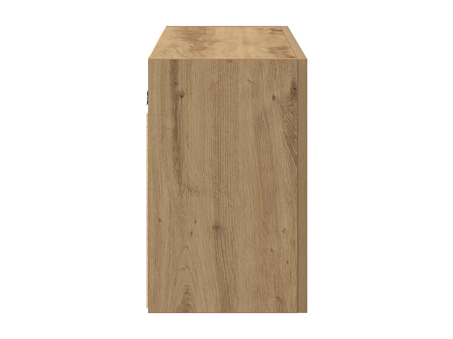 Armoire murale de bain chêne artisanal bois d'ingénierie