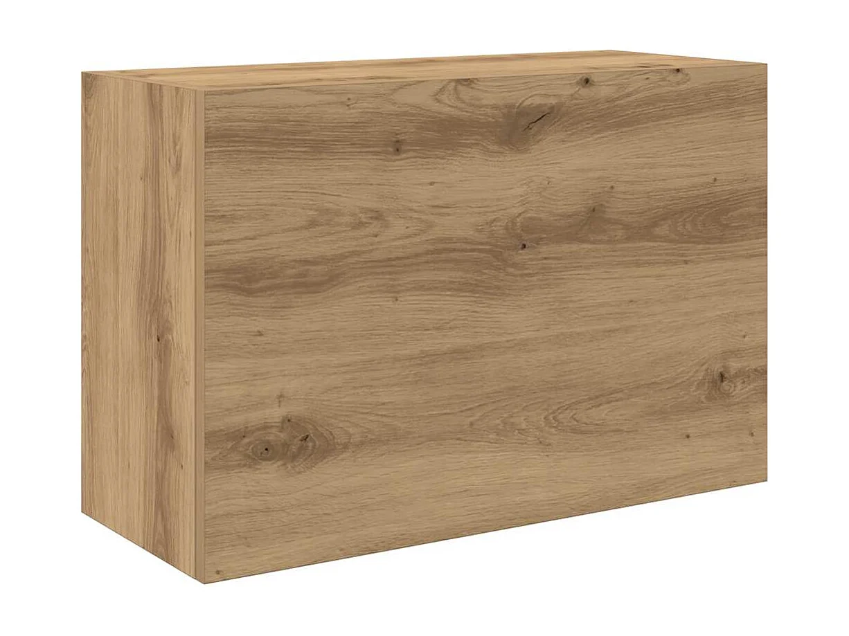 Armoire murale de bain chêne artisanal bois d'ingénierie