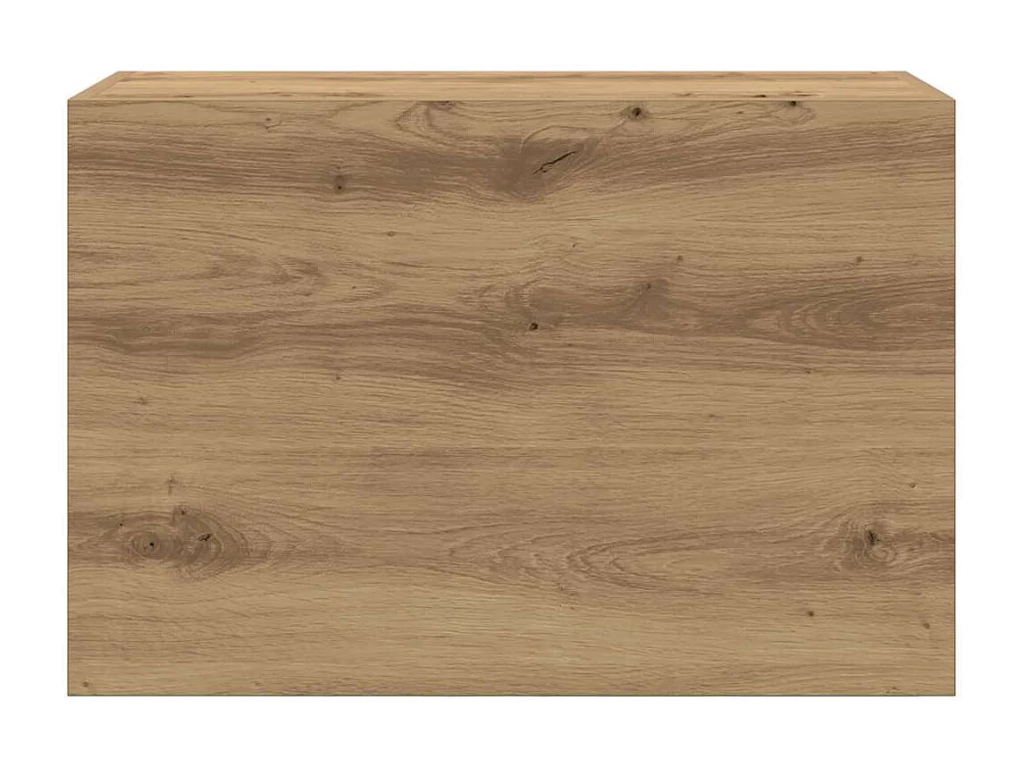 Armoire murale de bain chêne artisanal bois d'ingénierie