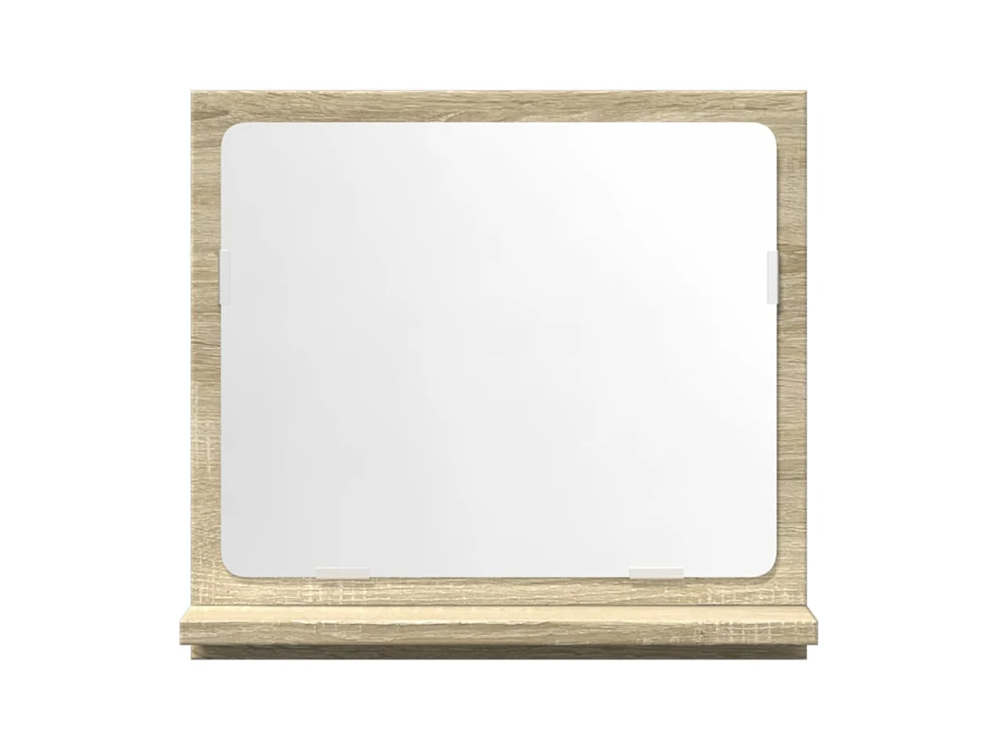 Étagère de salle de bain à miroir chêne sonoma bois ingénierie