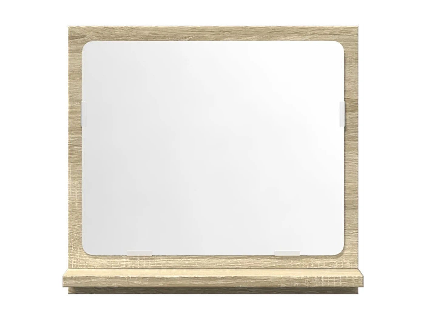 Étagère de salle de bain à miroir chêne sonoma bois ingénierie