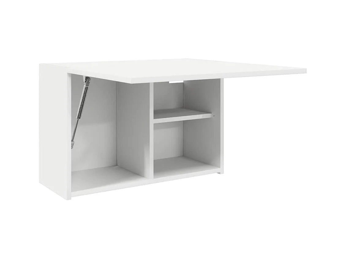 Witte badkamerkast 60x25x40 cm van bewerkt hout