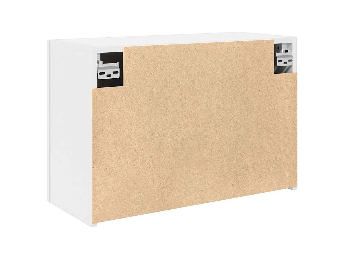 Witte badkamerkast 60x25x40 cm van bewerkt hout