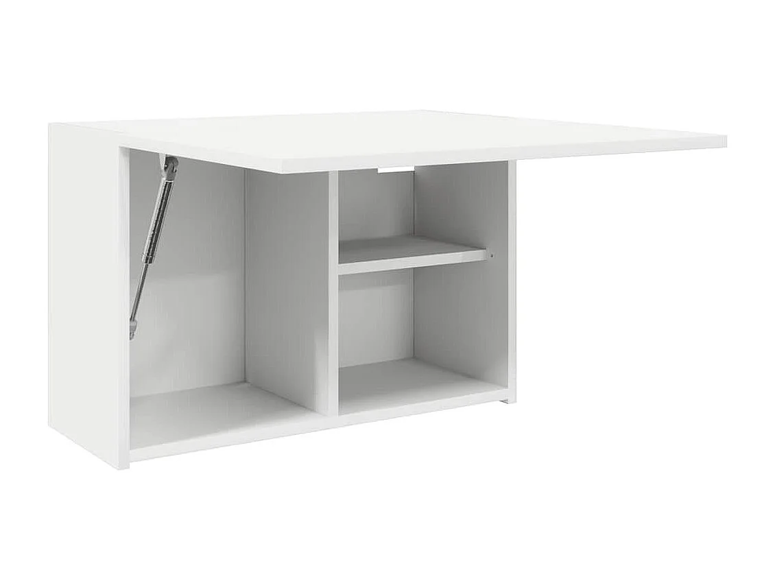 Armoire murale de bain blanc 60x25x40 cm bois d'ingénierie