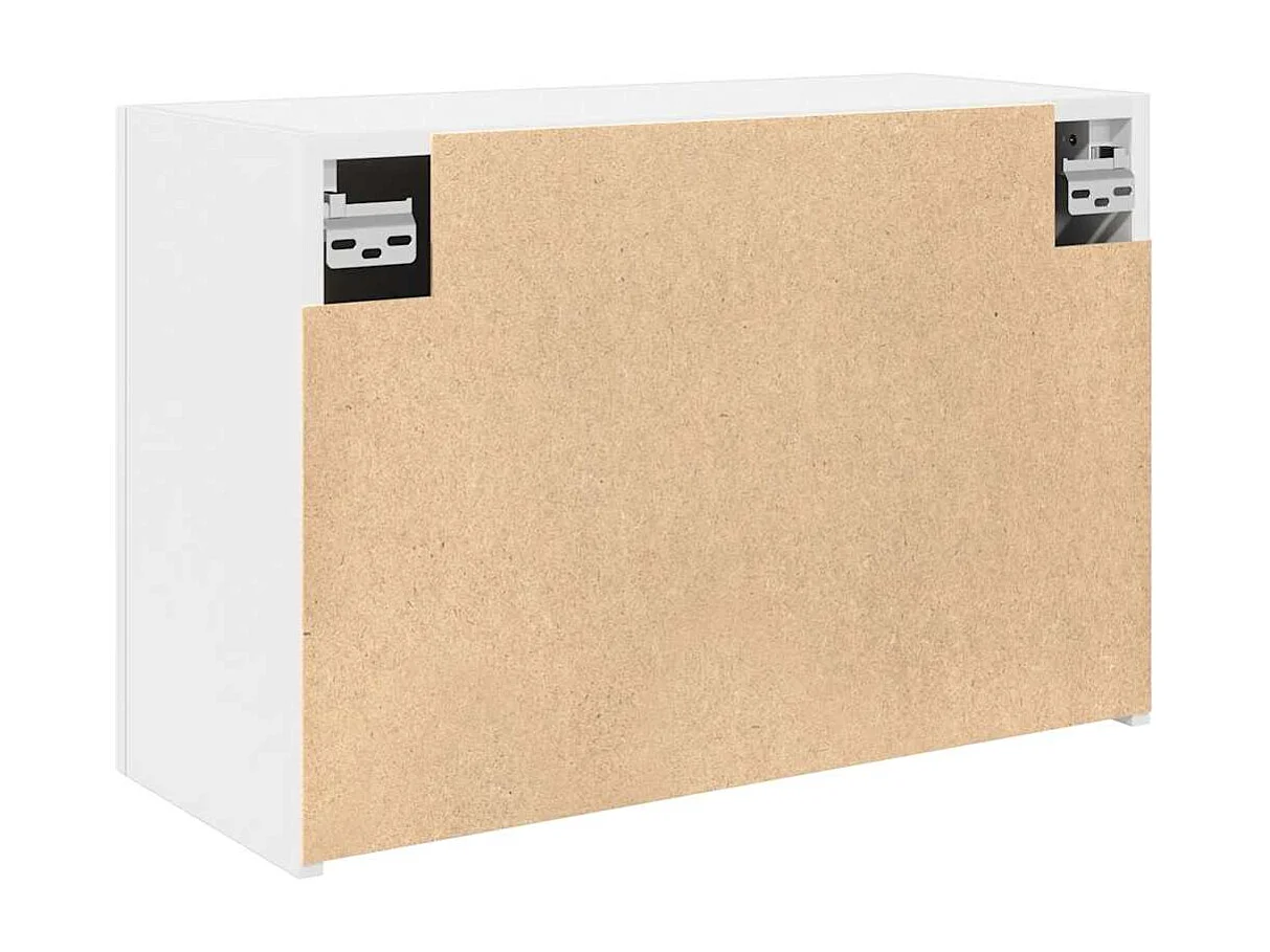 Armoire murale de bain blanc 60x25x40 cm bois d'ingénierie