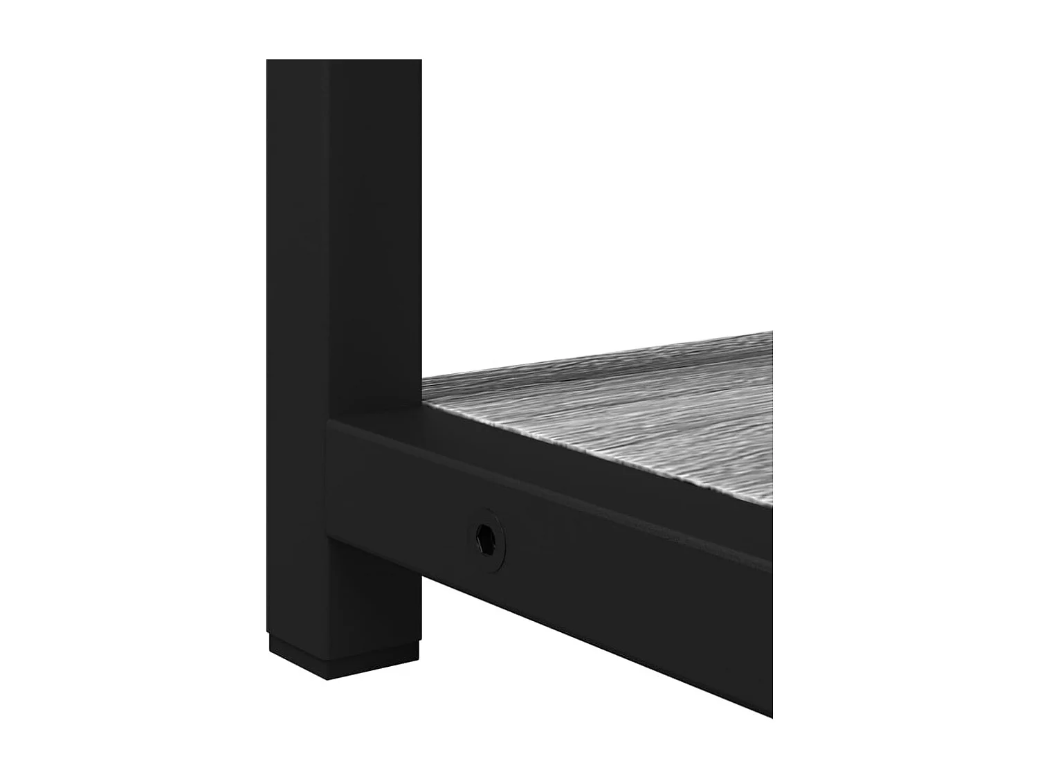 Mobiletto per bagno con specchio in legno ingegnerizzato grigio Sonoma