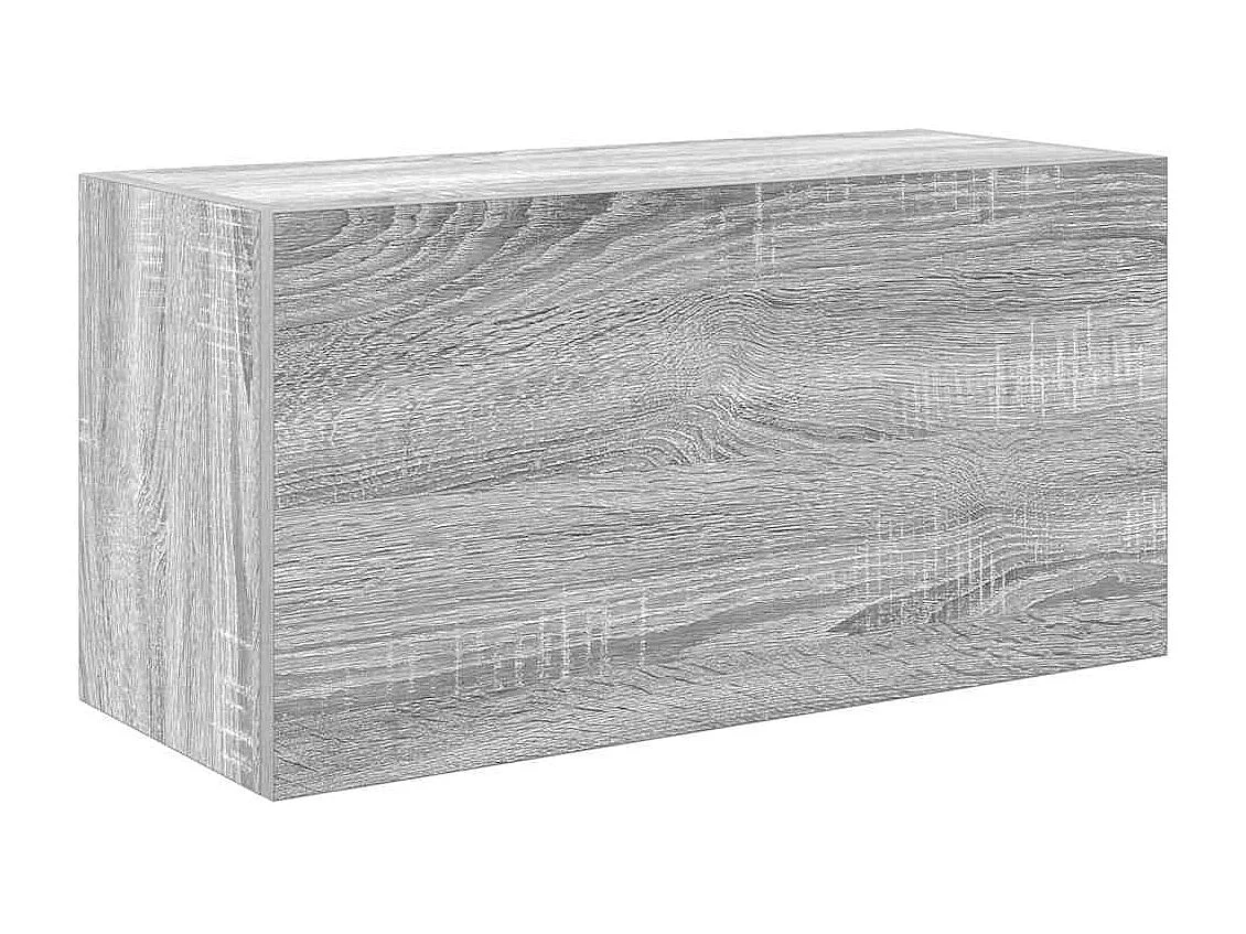 Mueble de baño de pared Sonoma gris de 60 x 25 x 30 cm, madera de ingeniería