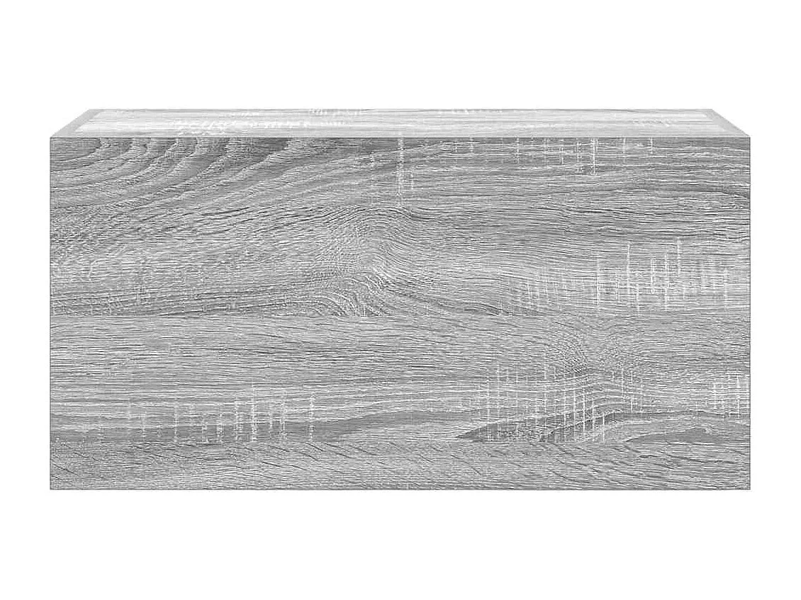 Mueble de baño de pared Sonoma gris de 60 x 25 x 30 cm, madera de ingeniería