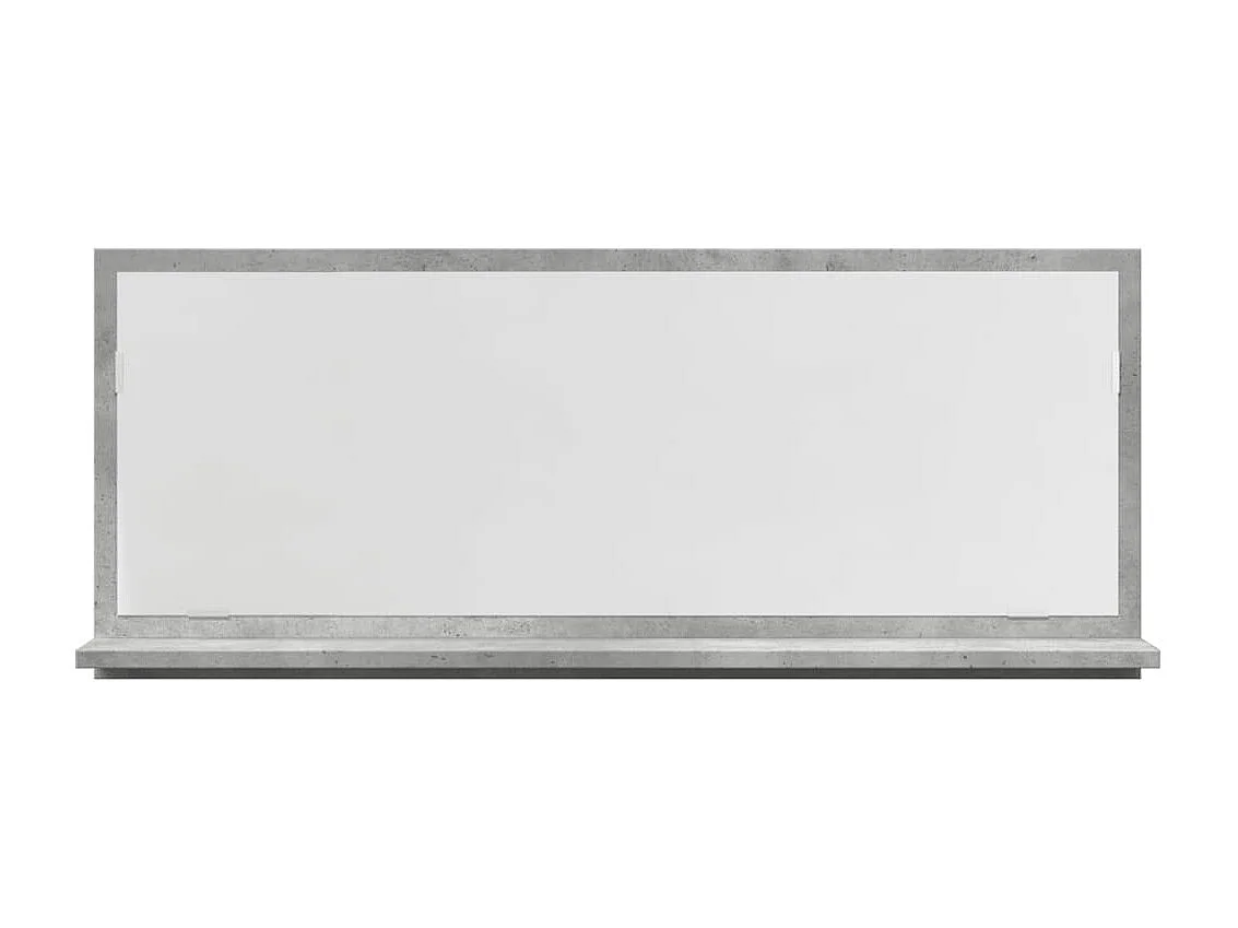 Armoire à miroir de salle de bain gris béton bois d'ingénierie