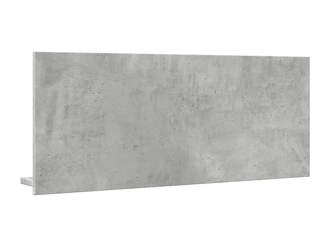 Armoire à miroir de salle de bain gris béton bois d'ingénierie