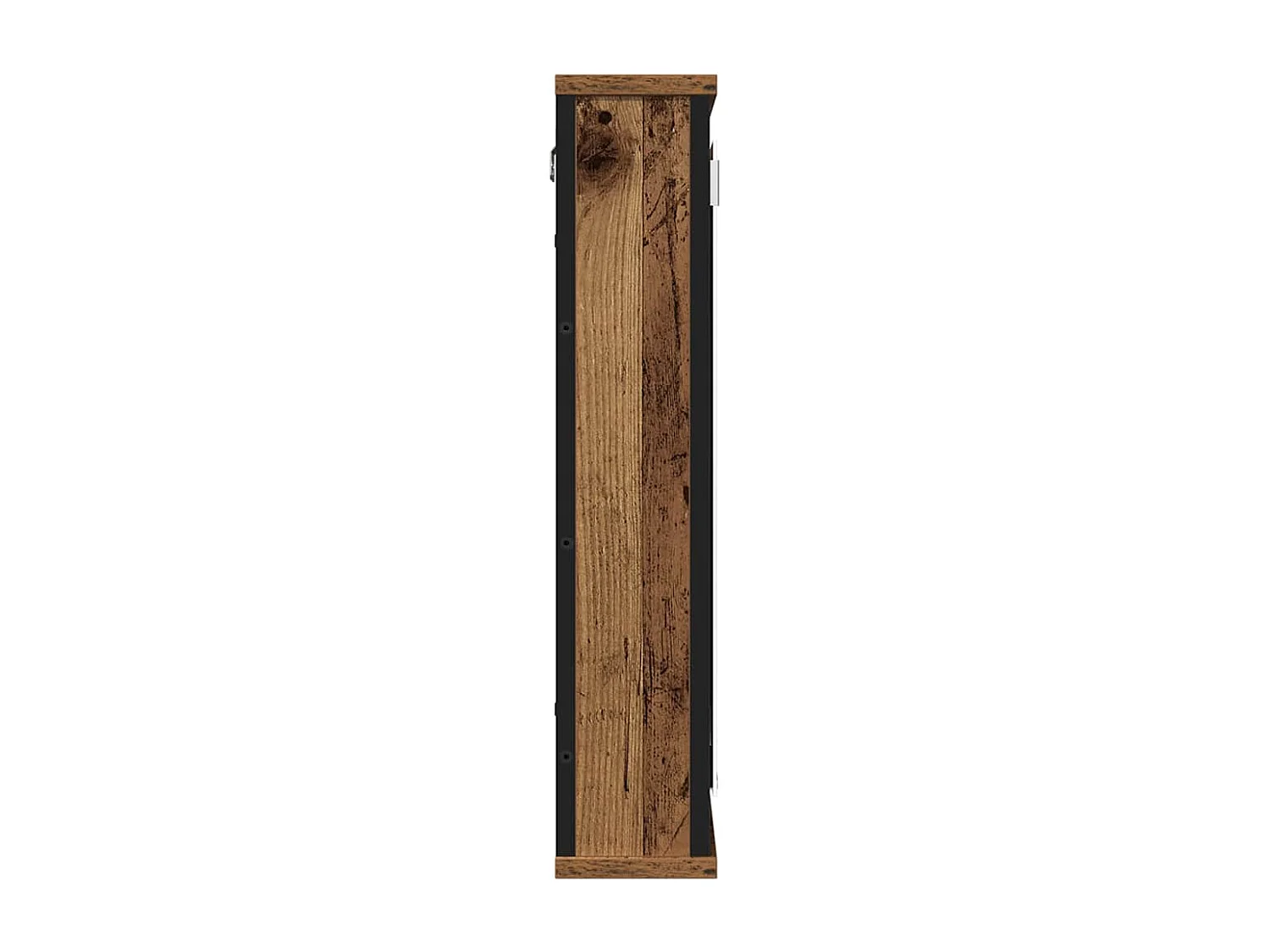 Armoire à miroir de salle de bain vieux bois bois d'ingénierie