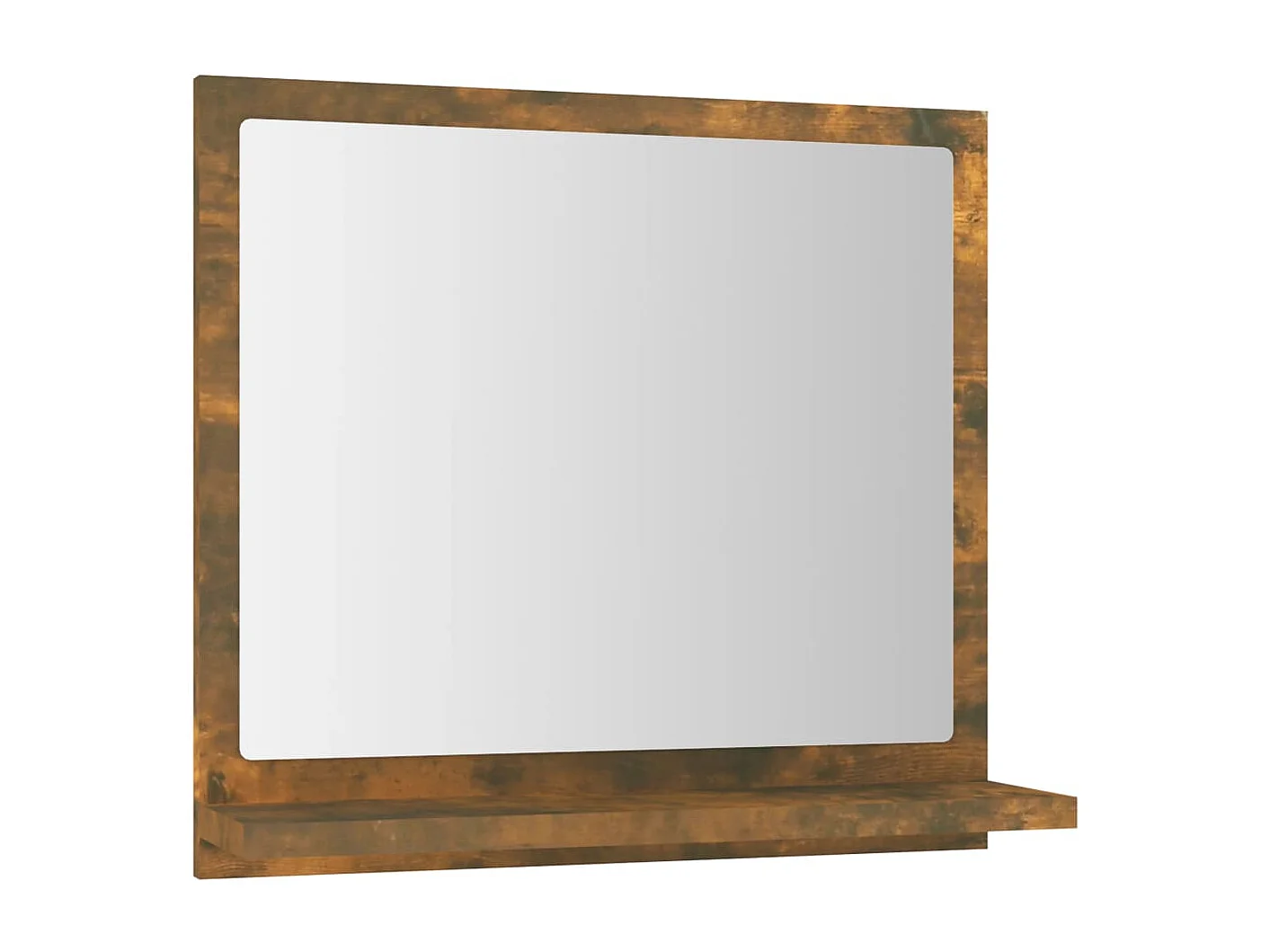 Espejo de baño de roble ahumado 40x10,5x37 cm Madera de ingeniería
