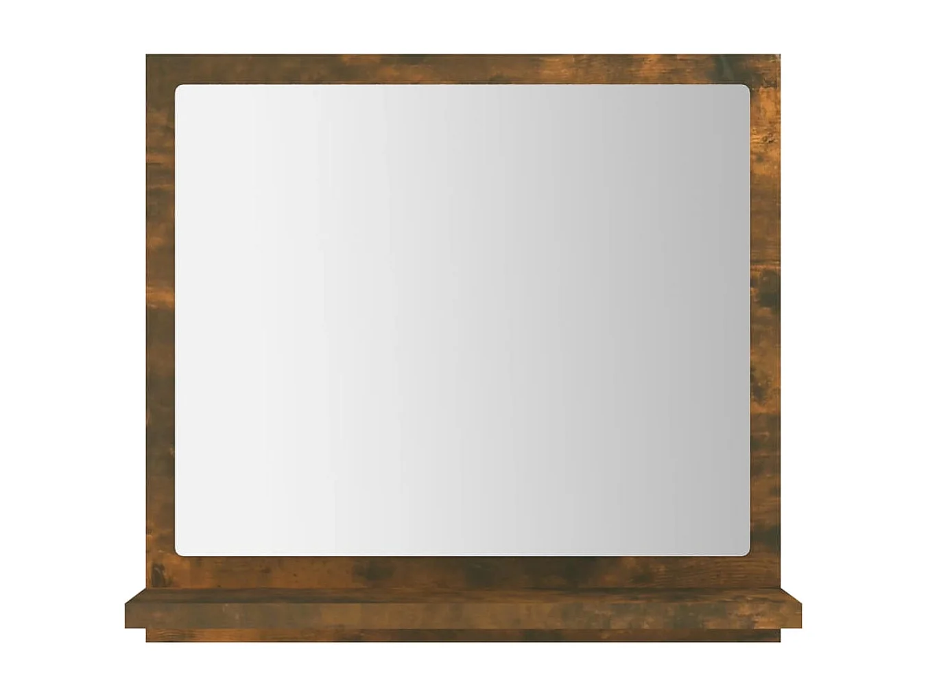 Espejo de baño de roble ahumado 40x10,5x37 cm Madera de ingeniería