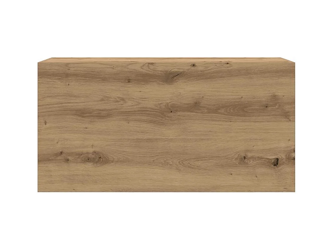 Armoire murale de bain chêne artisanal bois d'ingénierie