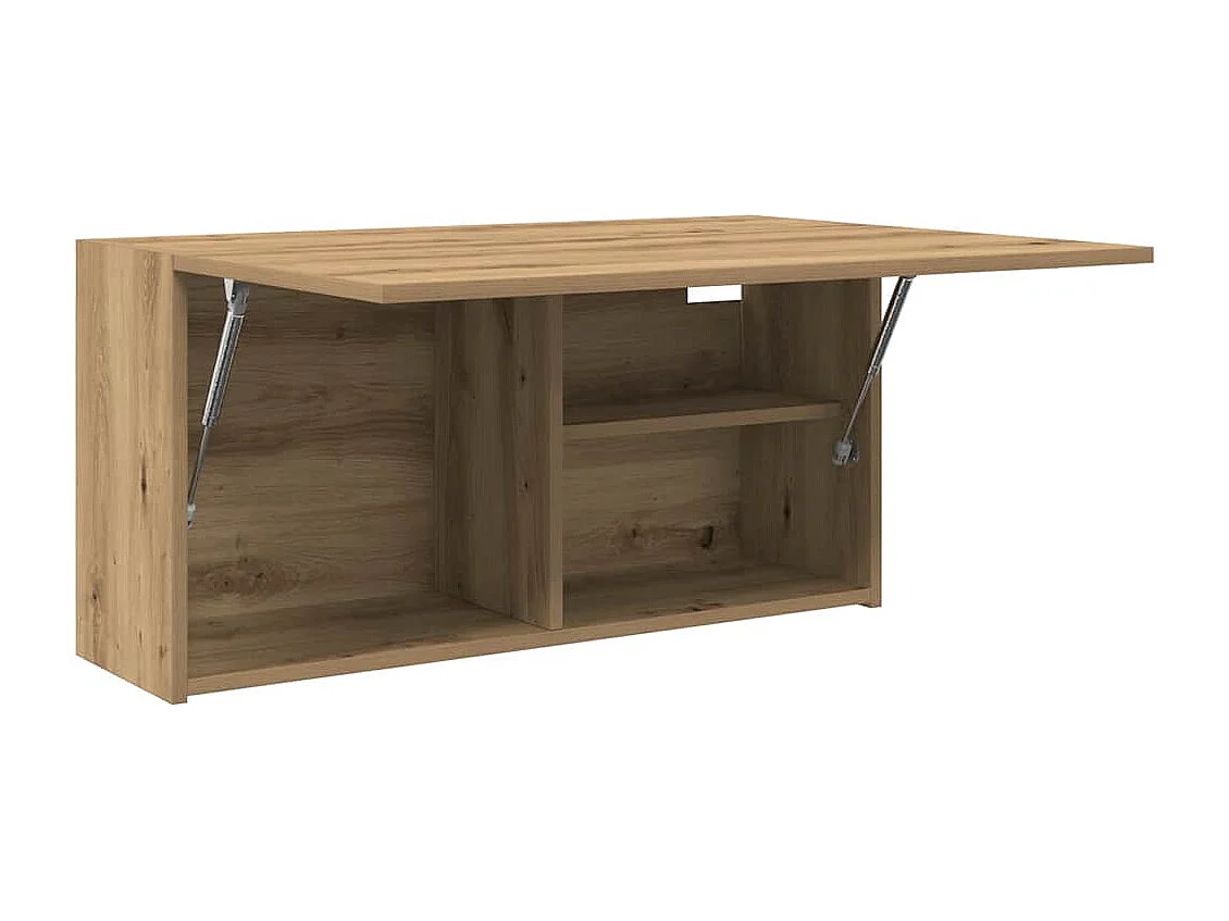 Armoire murale de bain chêne artisanal bois d'ingénierie