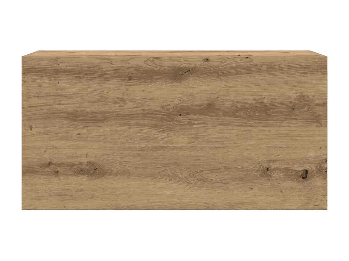 Armoire murale de bain chêne artisanal bois d'ingénierie