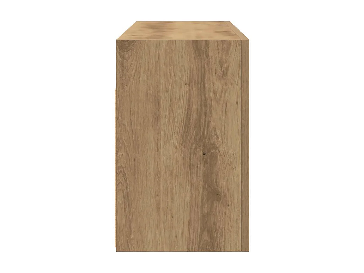 Armoire murale de bain chêne artisanal bois d'ingénierie