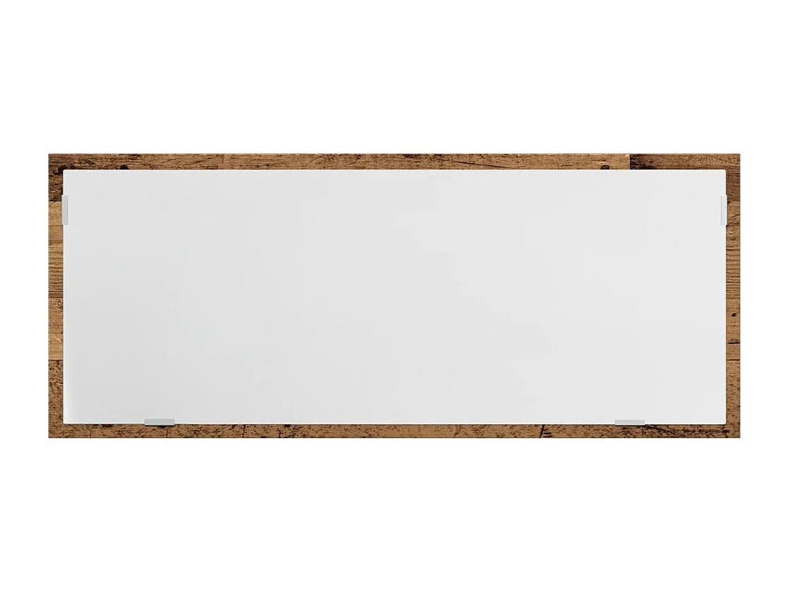 LED badkamerspiegel oud hout bewerkt hout