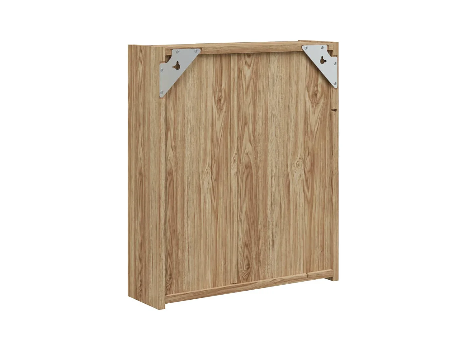 Armoire de salle de bain à miroir avec LED chêne 45x13x52 cm